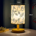 Axyaa Square Fabric Table Lamp Dimmable Night Light - Simple Chinese Style