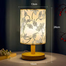 Axyaa Square Fabric Table Lamp Dimmable Night Light - Simple Chinese Style
