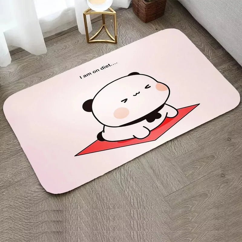 Axyaa Bear Carpet Entrance Mat - Water-Absorbent & Anti-Slip Home Decor