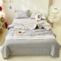 Axyaa Summer Cool Quilt Set: Breathable Thin Quilt Core Kit - Four Seasons