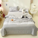 Axyaa Summer Cool Quilt Set: Breathable Thin Quilt Core Kit - Four Seasons