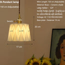 Axyaa Brass Ceramic Pendant Ceiling Lamps with Switch, Modern Hanging Lighting Fixtures