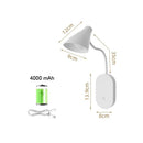 Axyaa Magnetic Hanging Table Lamp USB Rechargeable LED Night Light
