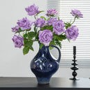 Axyaa Ceramic Graffiti Vase Handcrafted Home Decor Floral Arrangement Bottle