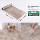 Axyaa Wood Grain Peel and Stick Flooring Tiles, Removable Sticker, 118'' X 15.7''
