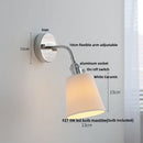 Axyaa Flexible Arm LED Wall Light Colorful Glass Bedside Sconce