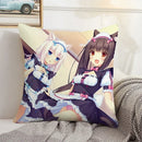 Axyaa Kawaii Cushion Cover 45 × 45: Decorative Pillowcase for Home, Car, Bed - 50x50 Size
