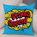 Axyaa Letters Print POP ART Pillowcase - Home Decor Cushion Cover