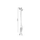 Axyaa Stainless Steel Leaf Fruit Fork Set