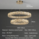 Axyaa Crystal Chandelier: Elegant Round Lamp for Luxurious Living, Dining, and Bedroom