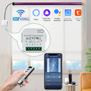 Axyaa Smart Curtain Shutter Module: WiFi & 433MHz Control for Alexa & Google Home