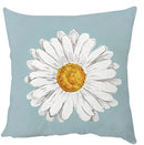 Axyaa Daisy Linen Cushion Cover, 40x40 50x50, Fall Decor for Home & Garden