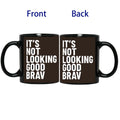 Axyaa Ceramic White Coffee Mug, Black Tea Cup Surprise Gift