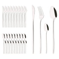 Axyaa Gold Stainless Steel Cutlery Set - 40Pcs Western Dinnerware Tableware Set