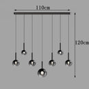 Axyaa Modern Pendant Light - Indoor LED Chandelier for Dining Room and Living Room
