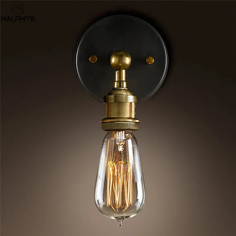 Axya Vintage Loft Sconce Wall Lamps Industrial Home Lighting Fixtures