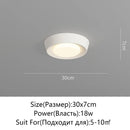 Axyaa Round LED Ceiling Light - Dimmable Surface Mounted Design for Minimalist Home