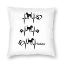 Axyaa Jack Russell Terrier Nordic Pillowcase for Stylish Living Room Decor