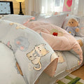 Axyaa Cotton Quilt Cover Single 150x200x230 Small Fresh Print