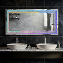 Axyaa Crystal Crush Diamond Frame RGB LED Wall Mirror