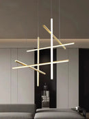 Axyaa Tube Chandeliers Light - Indoor Art Linear Pendant Lights for Home Decoration