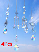 Axyaa Boho Dreamcatcher Crystal Pendant Sun Catcher Outdoor Décor