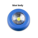 Axyaa Round COB LED Under Cabinet Light with Adhesive Sticker