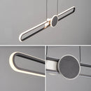 Axyaa Adjustable Dimmable Linear LED Chandelier for Kitchen Dining Room