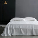 Axyaa Mulberry Silk Flat Sheet | Luxury Solid Color Bedding | Custom Sizes Available