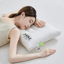 Axyaa White Cotton Sleeping Pillow for Kids and Adults, Neck Health Care Support