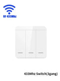 Axyaa Smart WiFi Switch 2-Way Control Panel with RF433MHz Wireless & Voice Control