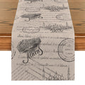 Nautical Style Table Runner for Farmhouse Kitchen Decor by Axyaa