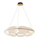 Nordic Petal LED Chandelier Acrylic Luxury Modern Pendant Light for Axyaa Brand