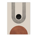 Axyaa Geometric Abstract Canvas Art Poster Mid Century Bohemia Wall Decor