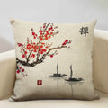 Axyaa Mount Fuji Retro Cushion Cover 45x45cm
