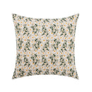 Axyaa Embroidered Floral Pillow Case - Light Luxury Decor Home Square Cushion Cover