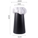 Axyaa Cloud Ceramic Vase Flowers Pots Desk Decoration Room Aesthetic Decor