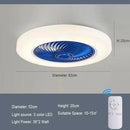 Axyaa Smart Ceiling Fan Light with Retractable Blades - Silent & Colorful