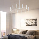 Axyaa Nordic Blooming LED Chandelier: Modern Hanging Light for Home Fixtures