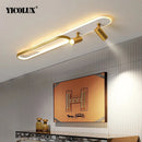 Axya Modern LED Chandelier SpotLights Indoor Lighting for Home - White/Black/Gold