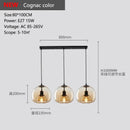 Axyaa Nordic LED Glass Pendent Lamp Modern Minimalist Restaurant Bar Exhibition