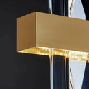 Axyaa Crystal Pendant Light for Dining Table and Bar Counter