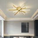 Axyaa Copper Gold LED Ceiling Lamp for Living Room Bedroom Study Lighting