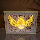 Axyaa Custom Photo Night Light Up Picture Frames for Unique In Memory Tribute