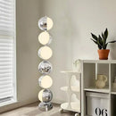 Axyaa Stainless Steel LED Rotating Ball Floor Lamp