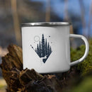 Axyaa Mountain Enamel Mug: Creative Camping Coffee Tea Cup for Hiking Gift