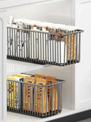 Axyaa Sliding Drawer Organizer for Under Sink Storage and Kitchen Sideboard