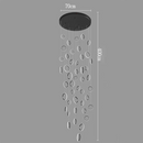 Axyaa Nordic Luxury LED Chandelier for Dining Room, Living Room, and Stairs