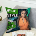 Axyaa Ice Spice Pillowcase 40x40cm Cushion Cover for Sofa, Anime Body Pillow Cover