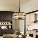Axyaa Crystal Dining Table Pendant Chandelier